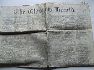 Imagen del vendedor de The Glasgow Herald. no. 11,186, Tuesday, November 2, 1875. a la venta por McLaren Books Ltd., ABA(associate), PBFA