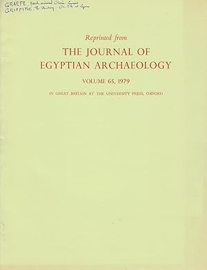 Imagen del vendedor de Noch einmal Osiris-Lunus. [BOUND WITH:] The Striding Bronze Figure of Osiris-I'ah at Lyon. (The Journal of Egyptian Archaeology). a la venta por Librarium of The Hague