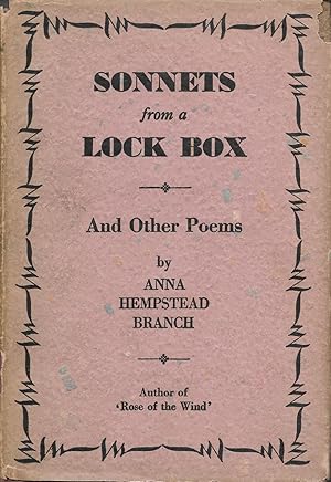 SONNETS FROM A LOCK BOX And other Poems.