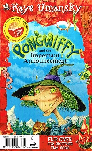 Seller image for Pongwiffy And The Important Announcement : Flip Story : Grubtown Tales , The Great Pasta Disaster : Flip Book : for sale by Sapphire Books