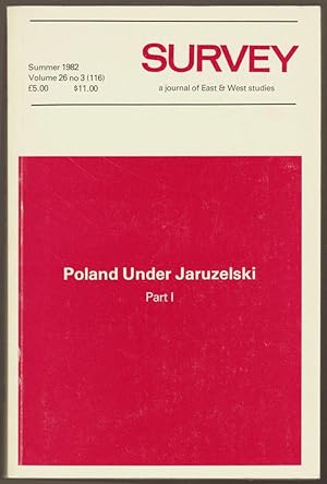 Image du vendeur pour Poland Under Jaruzelski: Part 1 & 2 (Survey: A Journal of East & West Studies, Vol.26, Summer & Autumn 1982) [2 Volumes] mis en vente par killarneybooks