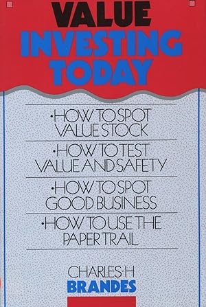 Seller image for Value Investing Today for sale by Kenneth A. Himber