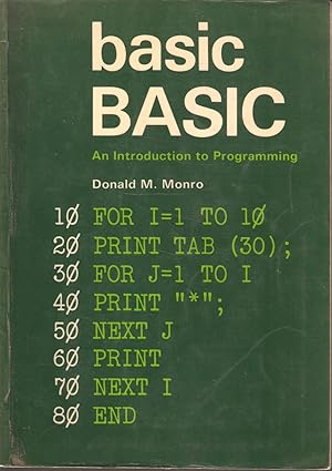 Bild des Verkufers fr Basic BASIC - An introduction to programming zum Verkauf von Snookerybooks