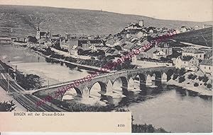 AK BINGEN mit Drusus-Brücke (1905) postcard