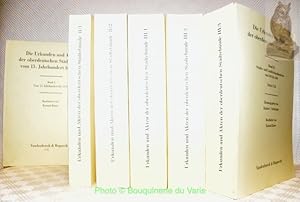 Bild des Verkufers fr Die Urkunden und Akten der oberdeutschen Stdtebnde vom 13. Jahrhundert bis 1549. 6 Bnde. Band I: Vom 13 Jahrhundert bis 1347. Band II: Stdte- und Landfriedensbndnisse von 1347 bis 1380. Erster und zweiter Teil. Band III: Stdte- und Landfriedensbndnisse von 1381 bis 1389. Erster, zweiter und dritter Teil. zum Verkauf von Bouquinerie du Varis