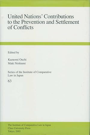 United Nations' contributions to the prevention and settlement of conflicts