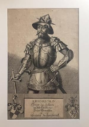 ''Fridrich IV. Grav zu Zollern im Jahre Christi 1195. Seine Gemahlin N. Grävin zu Zweybrück' : 2/...