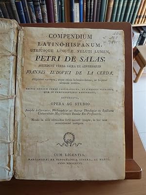 COMPENDIUM LATINO-HISPANUM PETRI DE SALAS