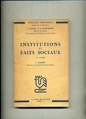 INSTITUTIONS ET FAITS SOCIAUX . 1ère année . ( Orient - Grèce - Rome - Epoque Franque )