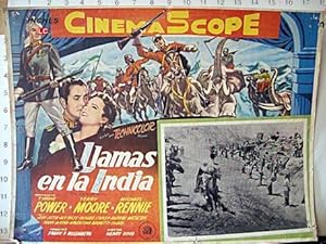 Seller image for LLAMAS EN LA INDIA - 1953Dir: HENRY KINGCast: TYRONE POWERTERRY MOOREMICHAEL RENNIEMEXICOL.C.- 31 x 41-Cms.-13 x 16 IN.PLEASE CHECK THE PICTURE FOR CONDITION for sale by ORIGINAL LOBBY CARD