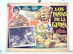 Seller image for LOS PARIAS DE LA GLORIA - 1964Dir: Henri DecoinCast: Curd J rgens Maurice RonetFolco LulliMEXICOL.C.- 31 x 41-Cms.-13 x 16 IN.PLEASE CHECK THE PICTURE FOR CONDITION for sale by ORIGINAL LOBBY CARD