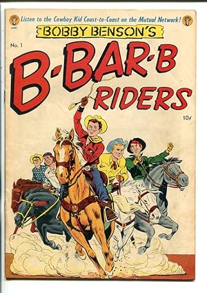 BOBBY BENSON'S B-BAR-B RIDERS #1-1950-BOB POWELL-SOUTHERN STATES PEDIGREE-vf