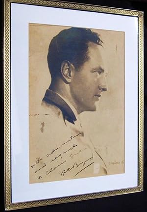 Seller image for ADMIRAL RICHARD E. BYRD SIGNED 1930'S FRAMED PORTRAIT, ANTARCTIC EXPEDITION for sale by The BiblioFile