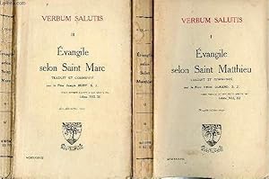 Bild des Verkufers fr VERBUM SALUTIS- TOMES I ET II - EVANGILE SELON SAINT MATTHIEU + EVANGILE SELON SAINT MARC zum Verkauf von Le-Livre