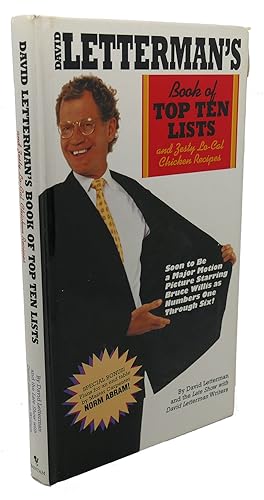 Seller image for DAVID LETTERMAN'S BOOK OF TOP TEN LISTS for sale by Rare Book Cellar