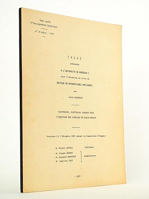 Scattering, Scattering inverse pour l'équation non-linéaire de Klein-Gordon ( Thèse présentée à l...