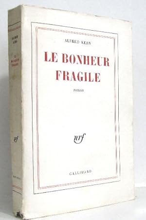 Imagen del vendedor de Le bonheur fragile a la venta por crealivres