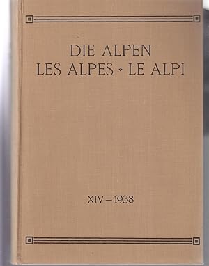 Die Alpen - Les Alpes - Le Alpi. XVII 1938. Revue du Club Alpin Suisse