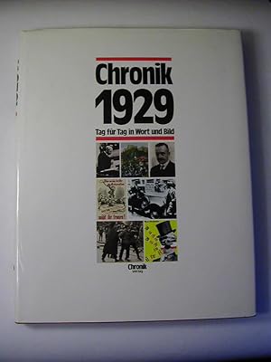 Seller image for Chronik 1929. Tag fr Tag in Wort und Bild for sale by Antiquariat Fuchseck