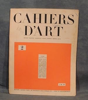 Cahiers d'art, revue d'art paraissant dix fois par ans - deuxième année 1927, n° 2