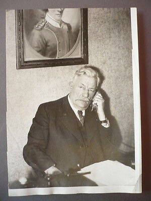 PHOTOGRAPHIE 1937 MONSIEUR CHARLES BARON PRESIDENT COMMISSION DES MINES