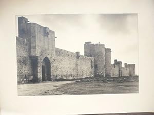 GRANDE PHOTO ANCIENNE VERS 1950 AIGUES-MORTES LES REMPARTS