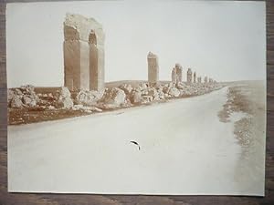 PHOTO ANCIENNE 1902 TUNISIE ACQUEDUC DE ZAGHOUAN