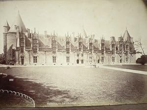 PHOTOGRAPHIE PAPIER ALBUMINE VERS 1870 CHÂTEAU DE JOSSELIN MORBIHAN