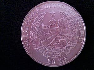 Münze/ Medaille: The Lao Peoples Demckratic Republic/ United Statesof America 1994, 50 Kip.