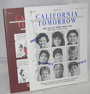 Bild des Verkufers fr California tomorrow: our changing state; vol. 1, no. 1 & 2, Summer & Fall 1986 zum Verkauf von Bolerium Books Inc.