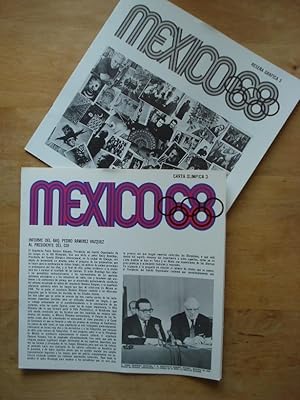 Mexico 68 - Carta Olimpica 3 / Resena Grafica 3