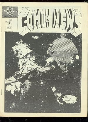 NEW COMIC NEWS FANZINE #5-1968-WEIRDOS IN FANDOM-RARE FN