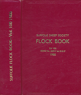 Image du vendeur pour The Suffolk Sheep Flock Book. Volume 100. Rams No 59917 to 61617 mis en vente par Barter Books Ltd