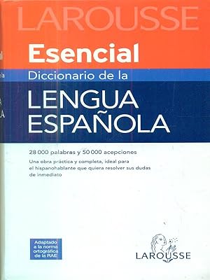 Bild des Verkufers fr Diccionario esencial de la lengua espanola zum Verkauf von Librodifaccia