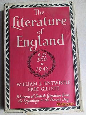Immagine del venditore per The Literature of England AD500 - 1942 venduto da Buybyebooks
