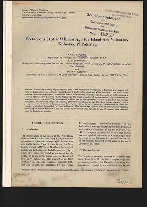 Imagen del vendedor de Cretaceous (Aptian/Albian) Age for Island-Arc Volcanics, Kohistan, N Pakistan. Geology of Western Himalayas, Contributions to Himalayan Geology, Volume 3, pp. 150-168. a la venta por Antiquariat Bookfarm