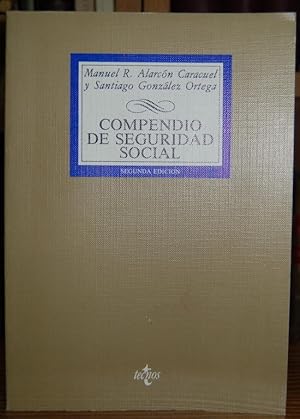 Imagen del vendedor de COMPENDIO DE SEGURIDAD SOCIAL. Segunda edicin a la venta por Fbula Libros (Librera Jimnez-Bravo)