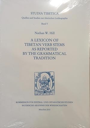 A lexicon of Tibetan verb stems as reported by the grammatical tradition [Studia Tibetica (Munich...