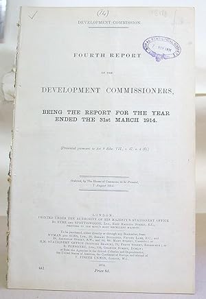 Development Commission. Fourth Report Of The Development Commissioners, Being The Report For The ...