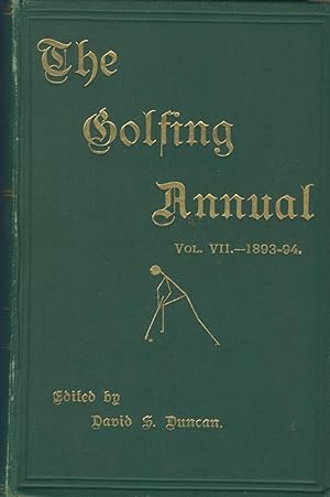Image du vendeur pour THE GOLFING ANNUAL 1893-94. VOLUME VII mis en vente par Sportspages