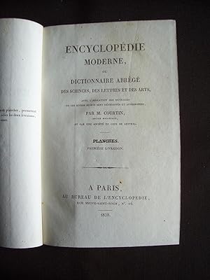Encyclopédie moderne ou dictionnaire abrégé des sciences, des lettres et des arts - Planches - Pr...