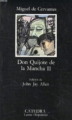 Bild des Verkufers fr SEGUNDA PARTE DEL INGENIOSO CABALLERO DON QUIJOTE DE LA MANCHA zum Verkauf von Le-Livre