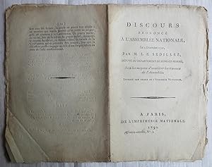 Discours prononcé à l'Assemblée nationale, le 5 décembre 1791, par M.-L.-É. Sedillez, Député du D...