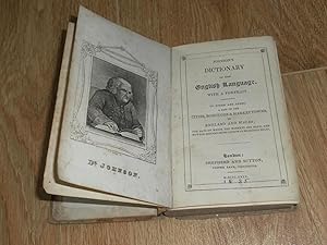 Seller image for Johnson's Dictionary of the English Language. With a Portrait.to which are Added, a List of the Cities, Boroughs & Market Towns, in England and Wales; the Days on Which the Markets are Held, and How Far Distant from London in Measured Miles for sale by Dublin Bookbrowsers