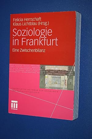 Soziologie in Frankfurt : eine Zwischenbilanz