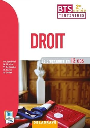 droit ; 2e année BTS (2015) ; pochette élève