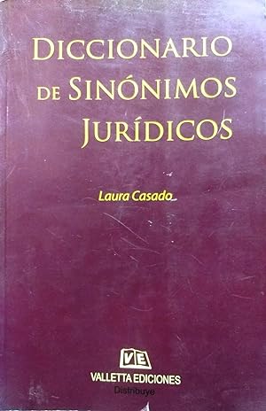 Diccionario de sinónimos jurídicos