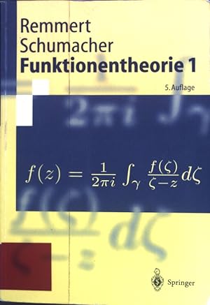 Imagen del vendedor de Funktionentheorie 1. Springer-Lehrbuch; Grundwissen Mathematik a la venta por books4less (Versandantiquariat Petra Gros GmbH & Co. KG)