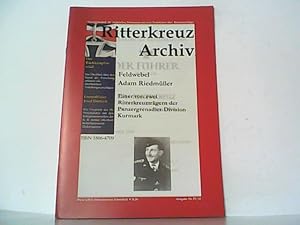 Bild des Verkufers fr Ritterkreuz Archiv. Ausgabe Nr. IV / 2012. Vierteljahresheft fr Archivalien, Dokumente und neue Nachrichten ber Ritterkreuztrger. zum Verkauf von Antiquariat Ehbrecht - Preis inkl. MwSt.