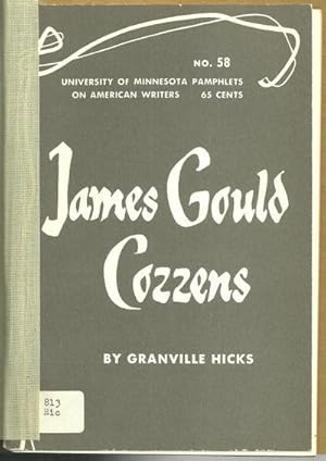 Imagen del vendedor de JAMES GOULD COZZENS a la venta por Gibson's Books